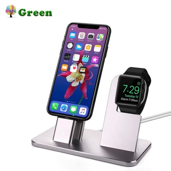 

2-in-1 Charging Dock Station Phone Watch Stand Holder Portable Fast Charger for Apple Watch for iPhone X 8 7 6