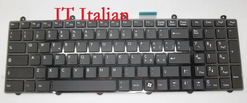 

Laptop Keyboard for MSI GT60 0NC 0ND 0NE 0NF 0NG 2OC 2OD 2OJ 2OK 2PC 2PE 2QD AR Arabic BE Belgium CZ Czech HB Hebrew KR Korean