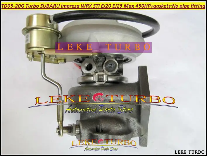 Турбо TD05-20G TD05-20G-8 TD05 20 г 565208-0100 5652080100 для SUBARU Impreza WRX STI EJ20 EJ25 Макс прокладки без фитинга трубы