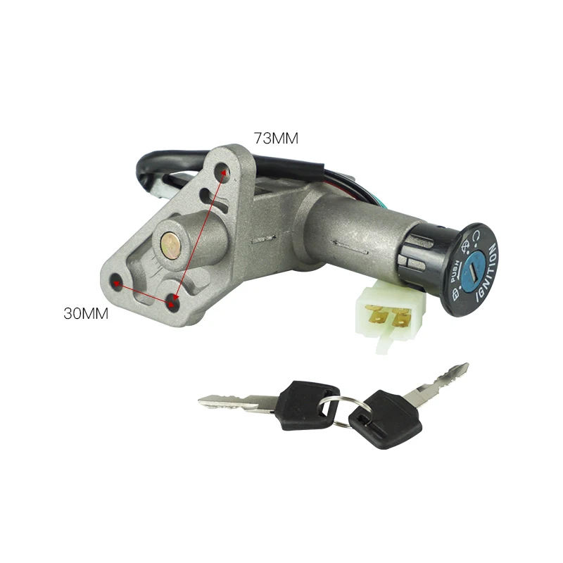 Ключ зажигания Набор для газового скутера 50cc 150cc 139QMB GY6 Китайский мопед