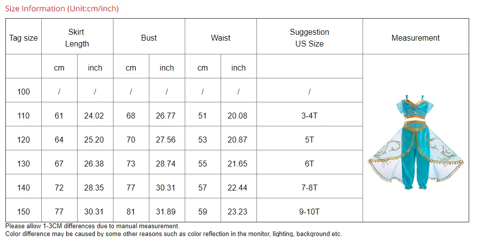 Костюм Аладдина жасмина для детей; костюмы принцессы жасмина для девочек; вечерние костюмы на Хэллоуин; платье для танца живота для детей; маскарадный костюм для девочек