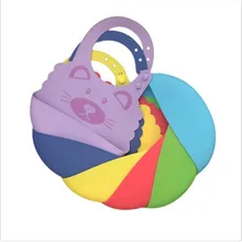 Ouqiangelbb новые Мультяшные мягкие нагрудники для ребенка слюнявчик полотенце Младенцы удобство здоровья силиконовый водонепроницаемый нагрудник