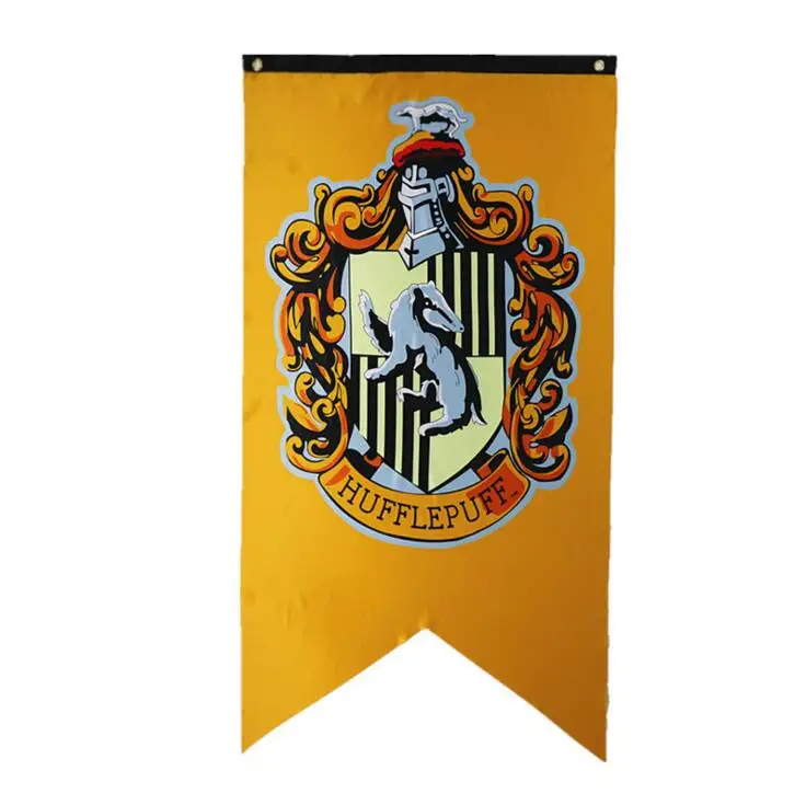 Hot Offer Harri Potter Banners Gryffindor Slytherin Hufflerpuff ...