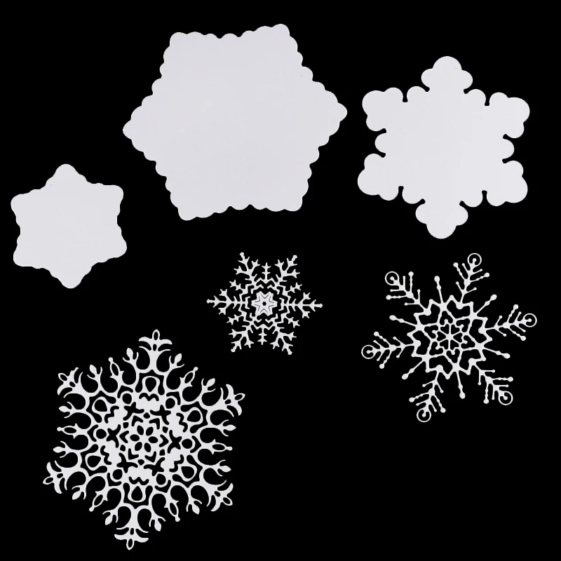 Снежинка, Рождественский штамп и штамп, сделай сам, металлический вырубной штамп, резиновый прозрачный штамп для изготовления открыток, инструменты для скрапбукинга, Декор, вырубка