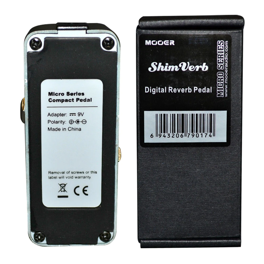 MOOER Мерцающая педаль эффектов для гитары реверберации 3 режима реверберации: