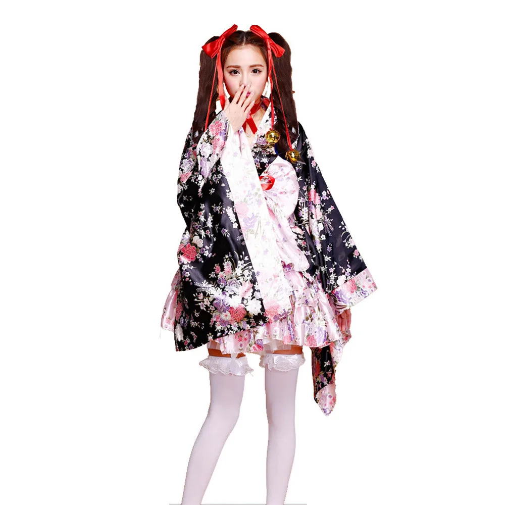 Полный набор тяжелых Cherry Blossom Косплэй одежда с мультяшными рисунками японские