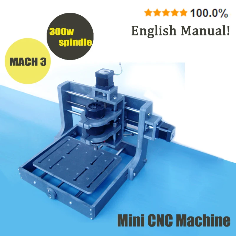 

Mini cnc milling machine Mach 3 DIY pcb milling machine 2020B for wood engraving 300w spindle motor ER11 cnc wood lathe router