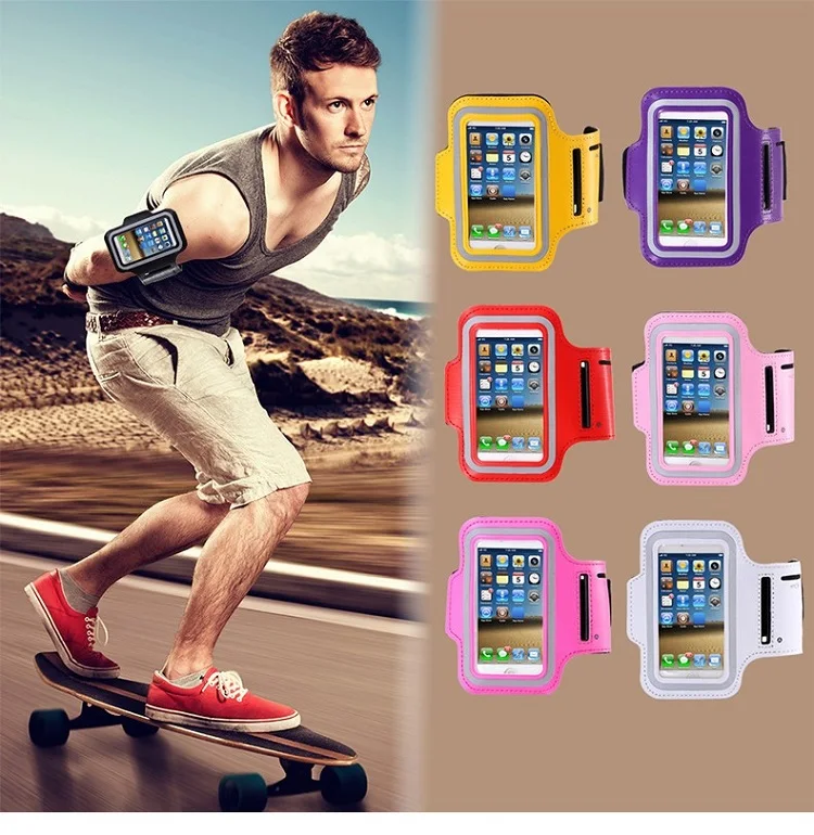 

5.5 '' Mobile Phone Universal For iphone 6 7 Plus 8 Plus For iphone X sports Arm band Case For iphone 6 Running phone holder