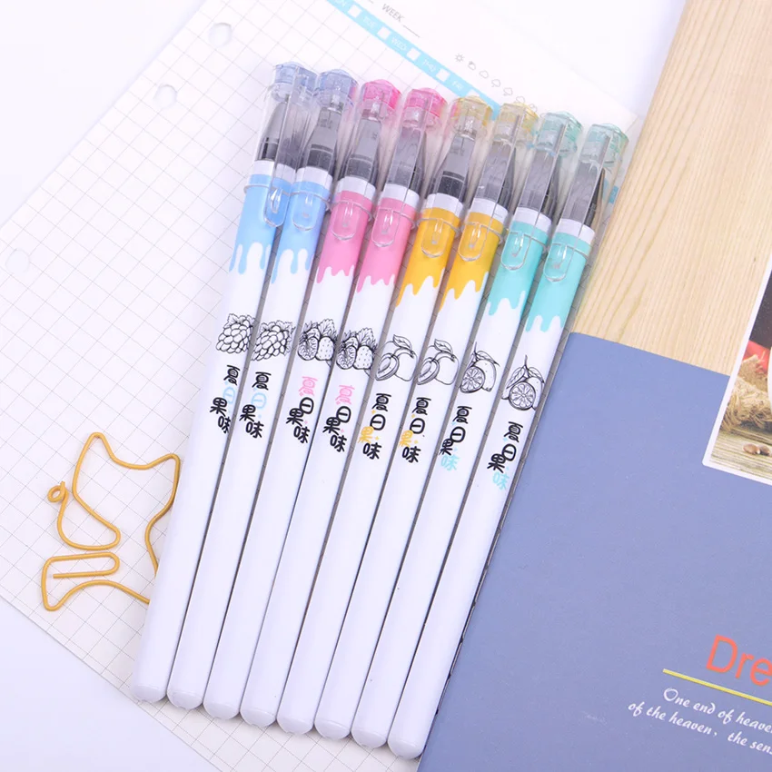 

1PC G-9518 0.38mm Black Needle Gel Ink Pen Learning Writing Pen Office Supplies Neutral Pen School Supplies