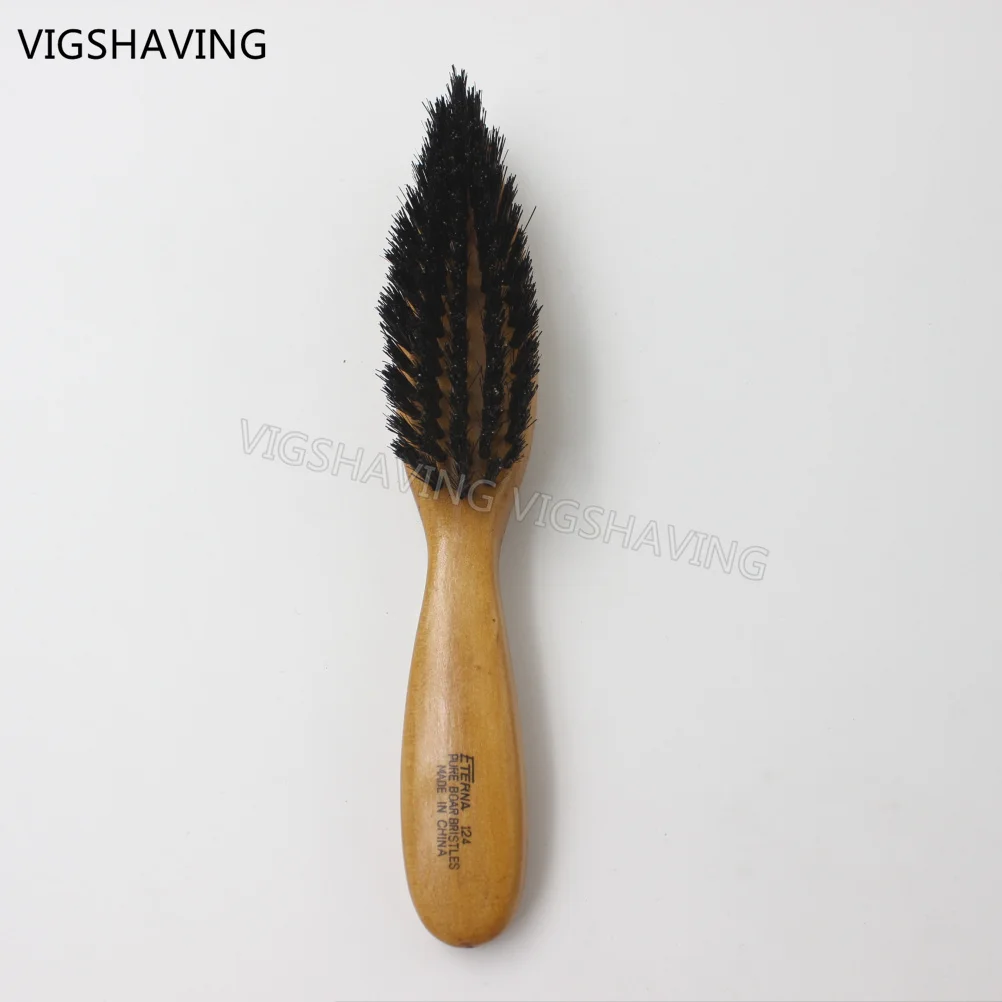 Long Handle Wood Handle Boar Bristle Beard Comb Hair Brush Toolin Combs from Beauty & Health on
