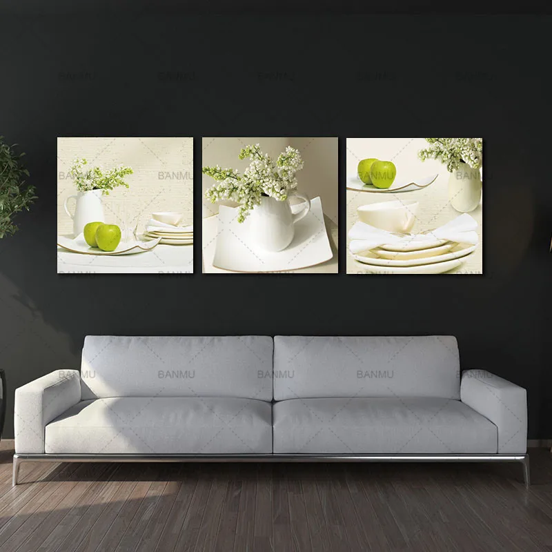 

canvas painting wall art decor 3 Panel Modern Gallery on Canvas Wall Art Work Ready to Hang for Living Room Kitchen Home Decor