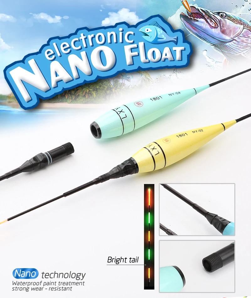 Fishing Float LED Electric Float Light Fishing Tackle Luminous Electronic Float without battery (2)