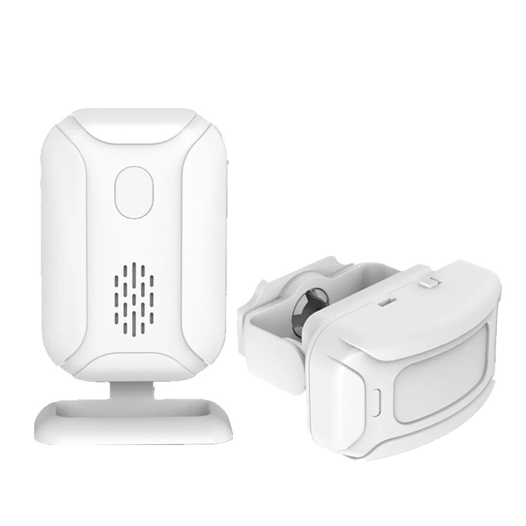 Remote Wireless PIR Motion Sensor Detector Door Bell Gate Entry Welcome Chime Doorbell Burglar Alarm for Home Shop Store