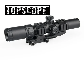

Tactical 1.5-4x30 Tri-illuminated (Red/Green/Blue) Mil-dot Reticle Rifle Scope riflescope Sight free shipping