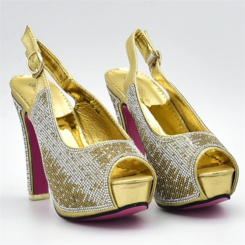À Strass Dames Bleu Dernière Assortis Correspondre Ensemble rose Partie Italiennes Chaussures Sacs Pour pourpre Les Et Décoré or Conception Avec Bwq4x1