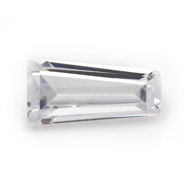 

Trapezium Shape 2x1.5x1mm~6x3x2mm White 5A Loose Cubic Zirconia Stone Synthetic Gems Cubic Zirconia For Jewelry