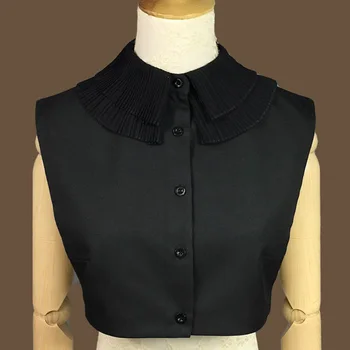 

2017 autumn winter bow tie double fold doll Ladies decoration spring ladies fine net yarn stand collar sweet shirt fake collar
