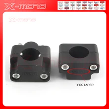 Универсальный 28 мм стояк алюминиевые зажимы руля 28 мм зажимы руля для питбайк Байк ATV quad Мотоцикл Запчасти