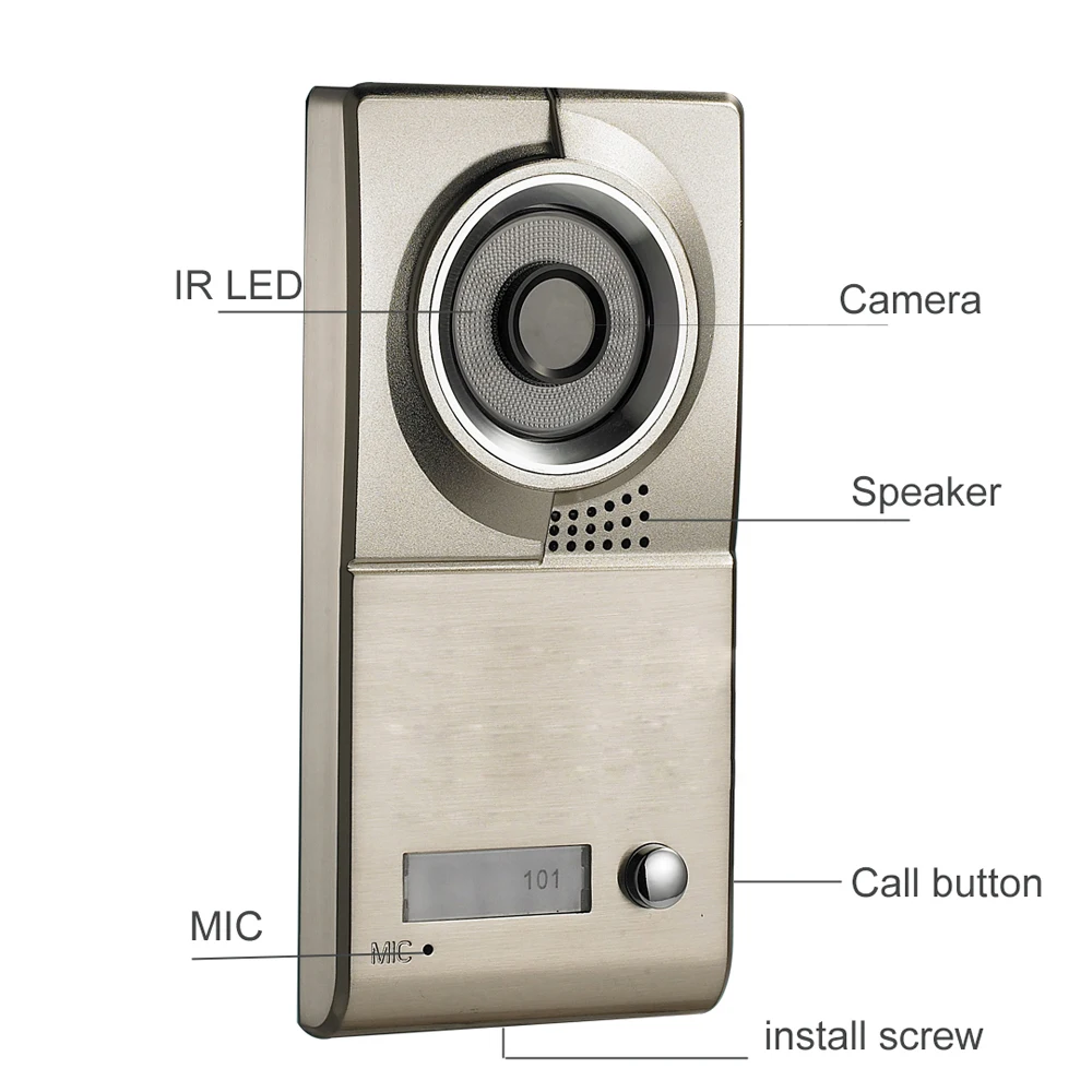 CUSAM 7 &quotLCD 800TVL видео домофон система непромокаемый дверной звонок разблокировка