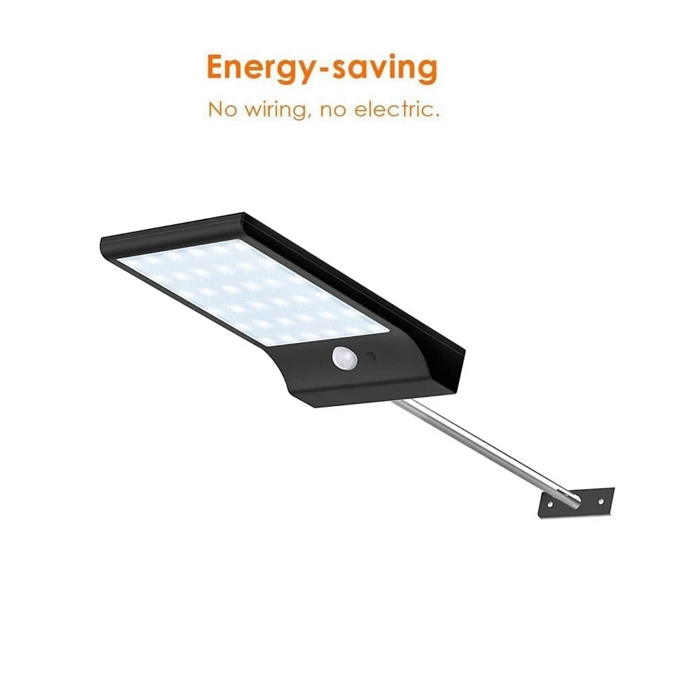 

Aluminum pole 48/36 LED Solar Light PIR Motion Sensor Outdoor Solar lamp street wall path Garden Lights Waterproof Spotlights