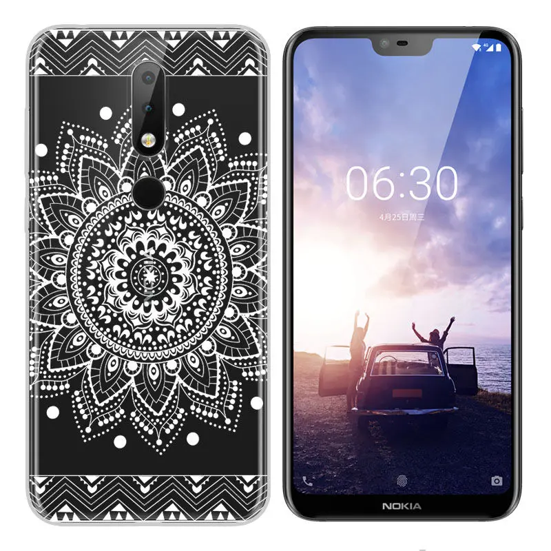 Arvin Silicone Fundas for Nokia X6 2018 Soft TPU Nokia 2 3 5 6 7 8 9 Cover Painted Phone Case for Nokia 3.1 6.1 Smart Back Cover (11)