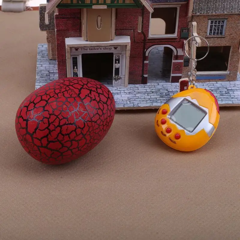 Электронный виртуальный домашних животных машины трещин узор расти яйцо стакан детские игрушки трещины яйцо стакан игровой автомат