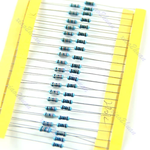 

30 Kind 1/4W Resistance 1% Metal Film Resistor Assorted Kit Each 20 Total 600pcsFreeshipping