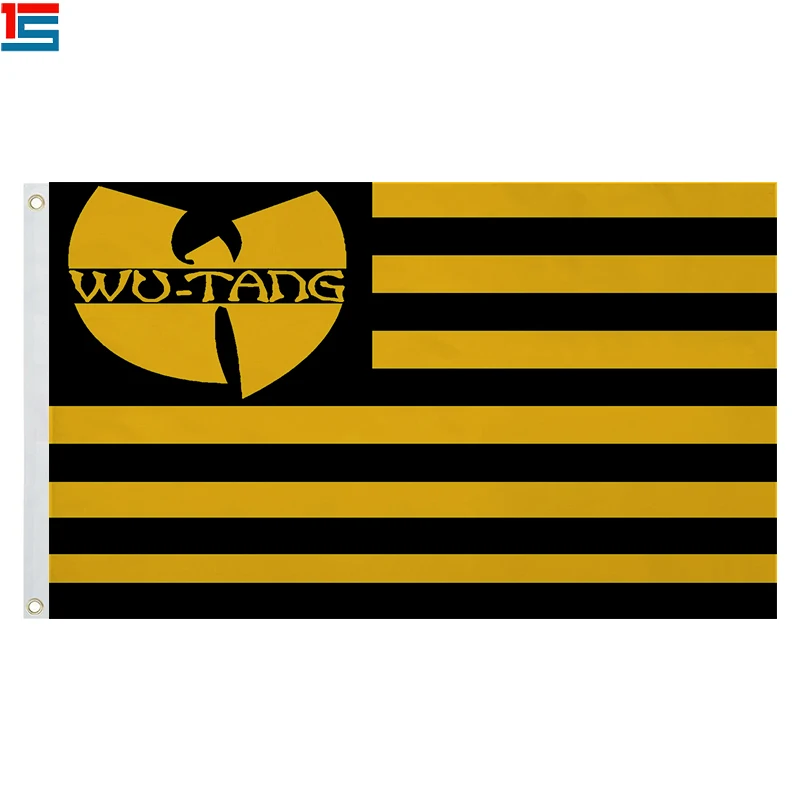 90x150 см 3x5 футов Wu Tang Ленточные флаги полиэфирная цифровая печать Banner|Флаги