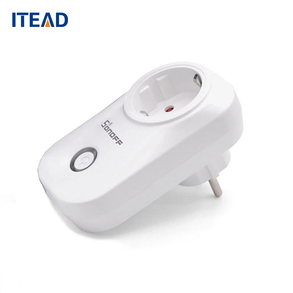 

Sonoff S20 EU Type E Phone Smart Home Charging Adapter Power Socket with Wifi Wireless Remote Control work with Alexa home Decor