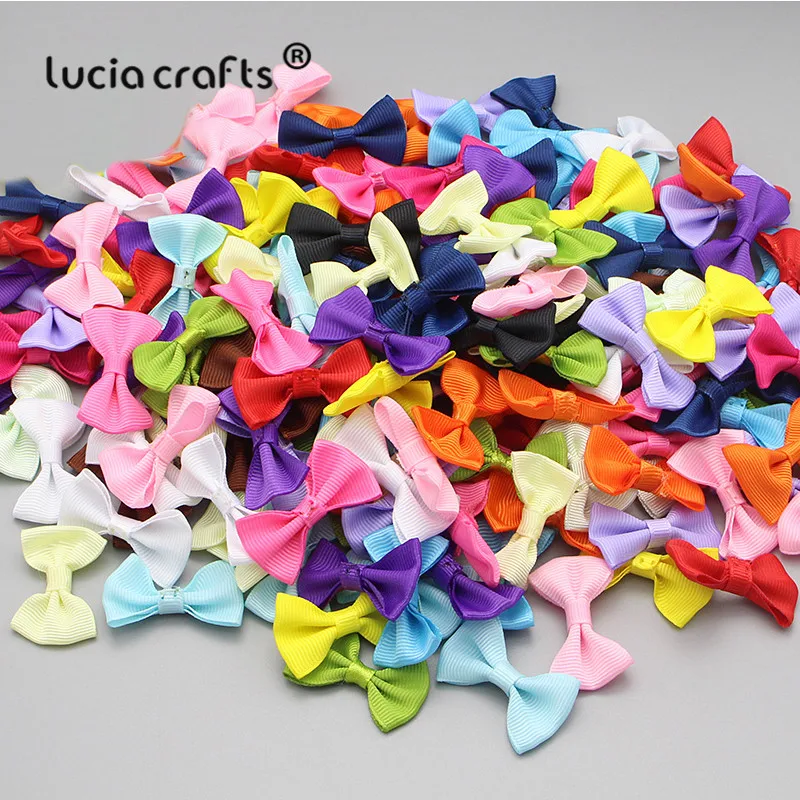 Lucia crafts, 3,5*2 см, разноцветные, Grossgrain, банты для девочек, бутик, мини-бант для волос, головной убор, сделай сам, одежда для рукоделия, 12 шт./24 шт., B0910