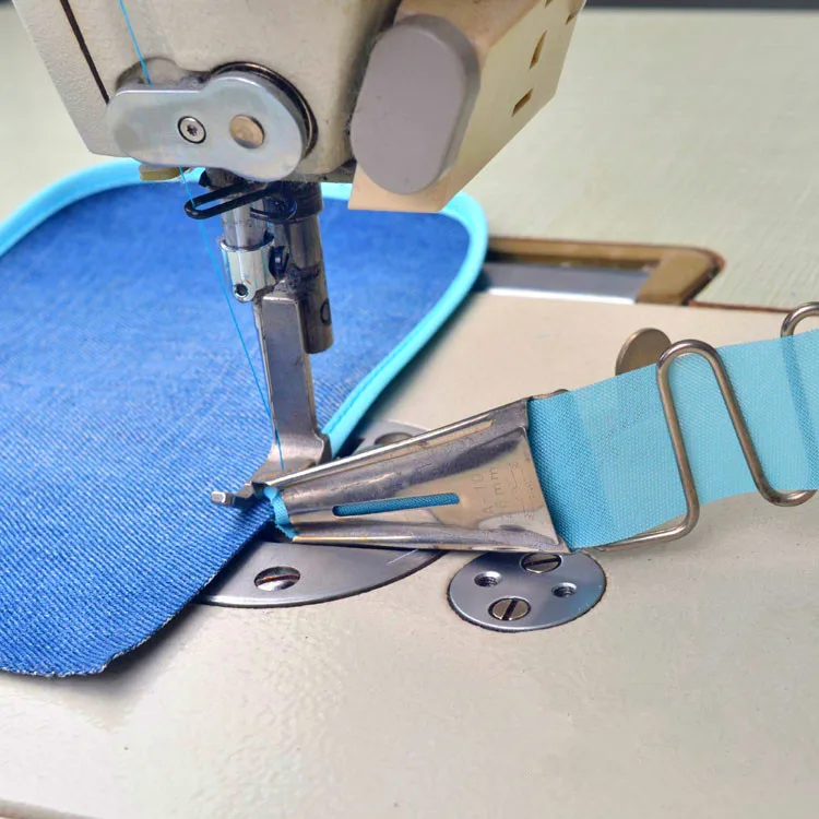 

overlock folder TAPE SIZE 34mm A10 hemmer Right Angle Bias Binder for lockstitch machine Binding of curve edge