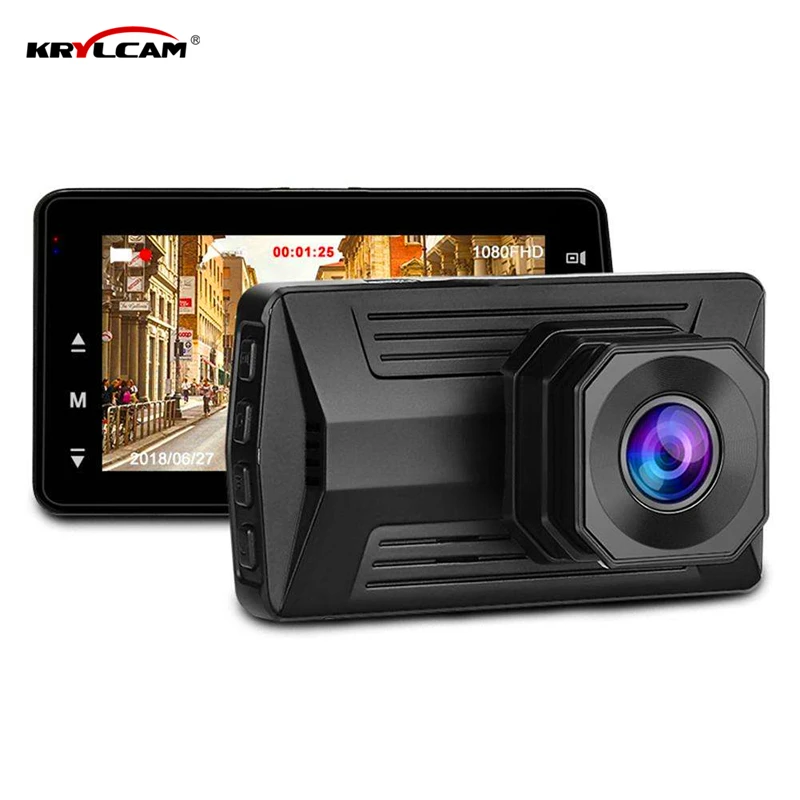 Krylcam 3&quot Car DVR Cam Dash Camera Driving Video Recorder G-sensor Motion Detection Loop Recording Full HD 1080P Dashcam | Автомобили