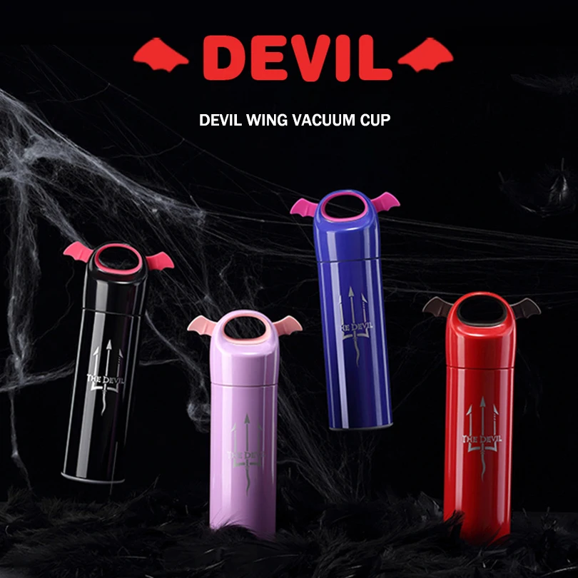Multi-color-Thermoses-Cup-Demon-Wings-Stainless-Steel-Thermoses-Mug-Travel-Thermoses-Coffee-And-Cups-Thermoes