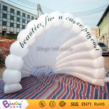 

Free shipping seashell type 4x2.5x2.5 meters inflatable marquee / inflatable tent with LOGO toy tents
