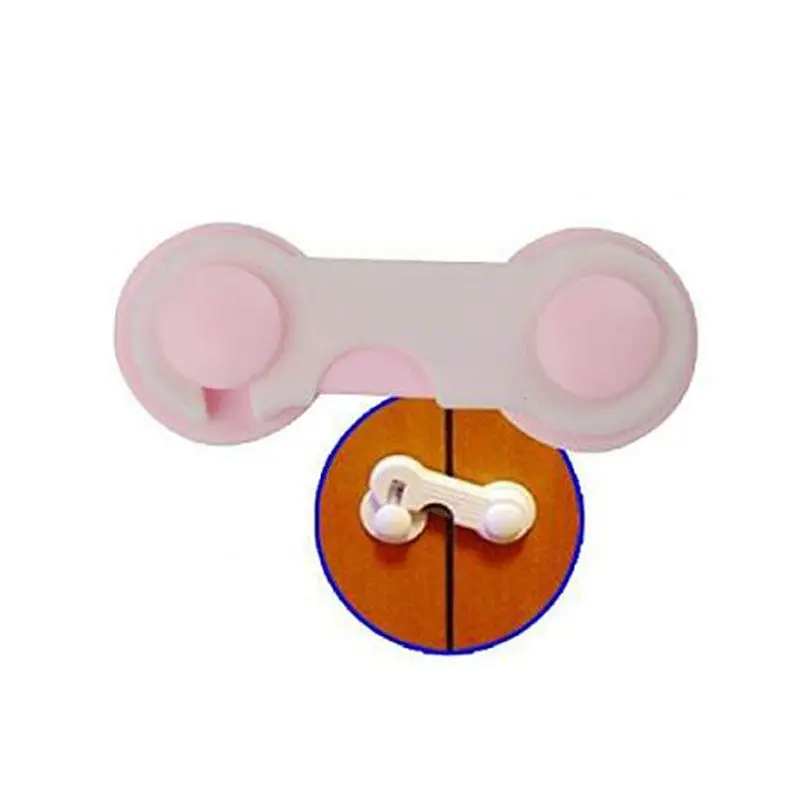 1 pcs Pink Door Drawer Cabinet Safety Locks For Child Kids Baby