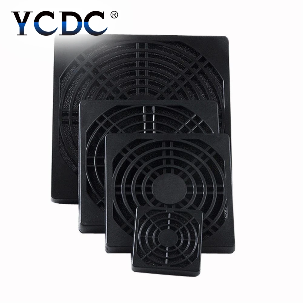 

YCDC Dustproof 40mm 80mm 90mm 120mm Plastic Case Fan Dust Filter Guard Grill Protector Cover PC Computer