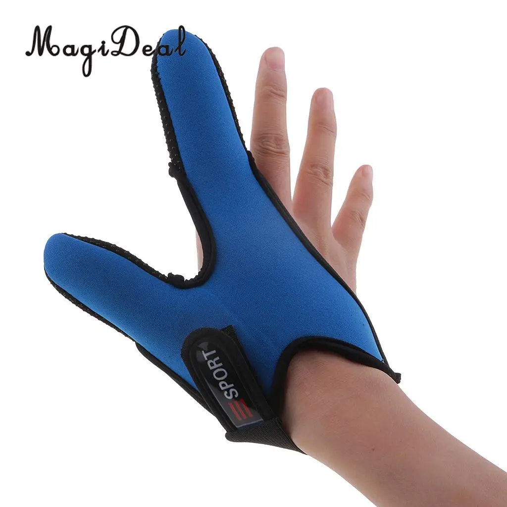 1pc Fishing Two Finger Gloves Non-Slip Thumb Index Finger Protector Guard