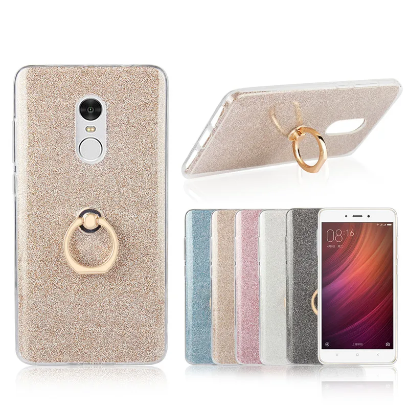 Силиконовый чехол для Xiaomi Redmi Note4 Global прозрачный мягкий из ТПУ с металлическим