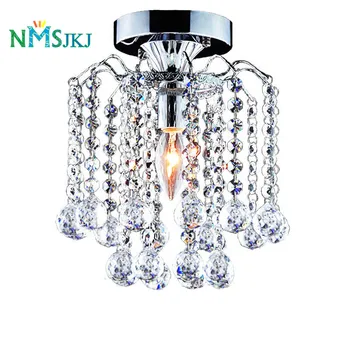 

Contemporary Circular Transparent Crystal 220V E14 Single Head LED Ceiling Light for Living Room/Dining Room/ Corridor/ Entrance