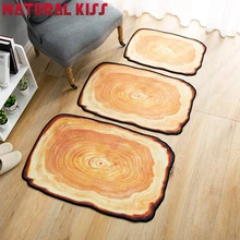 Античное дерево, круглое кольцо, круглый ковер, детские ковры для спальни, ванной комнаты, для гостиной деревянный 3D коврик для кухни