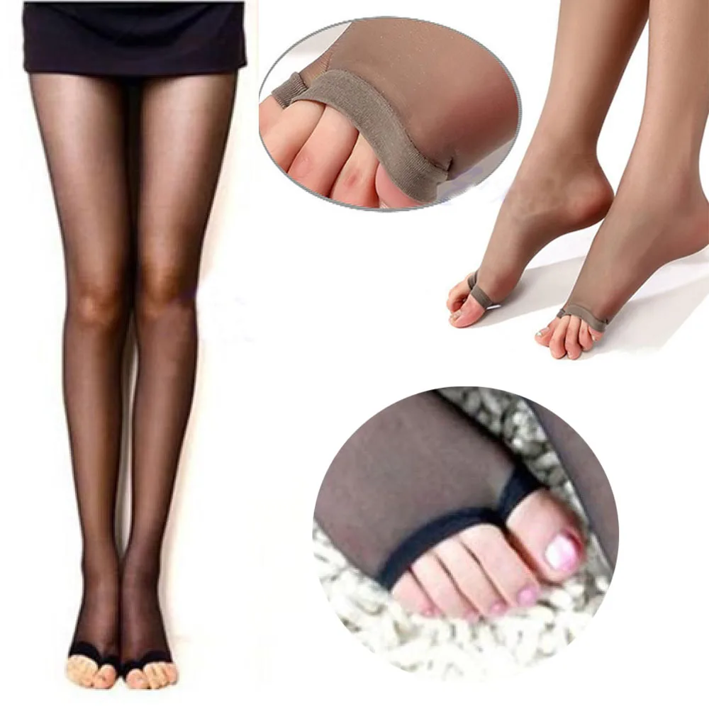 

Summer Sexy Tights Women Nylons Pantyhoses Panty Collant Medias De Mujer Open Toe Sheer Ultra-Thin Seamless mujer Stocking