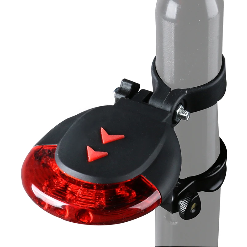 

IPX4 Waterproof Laser Bike Taillight 5 LED USB Rechargable 7 Modes Night Warning MTB Bike Lamp Bicycle Light