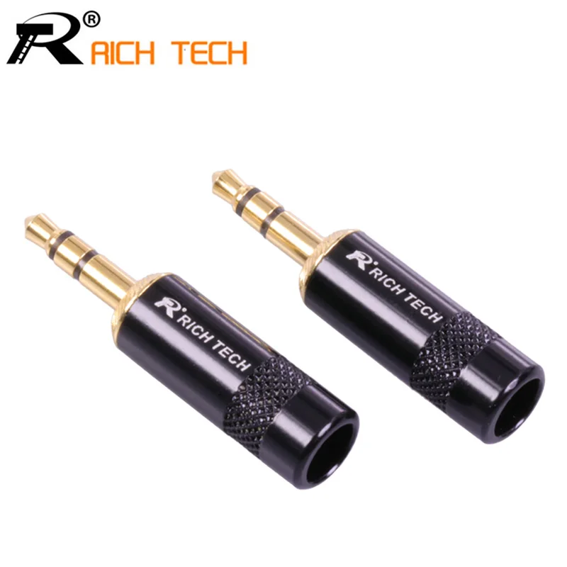 

1PC Jack 3.5 3 poles 3.5mm Audio Gold-Plated headphone plug 3.5 RCA Connectors jack Connector plug jack Stereo Headset