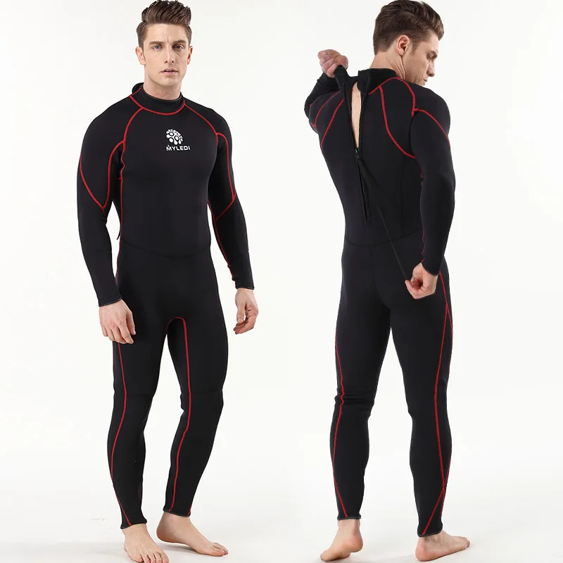 3MM diving suit against cold and warm men's Surf clothes diving suit diving suitin Wetsuit from
