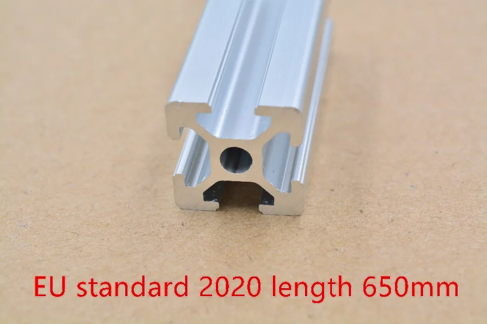 

2020 aluminum profile european standard white length 650mm industrial aluminum profile workbench 1pcs