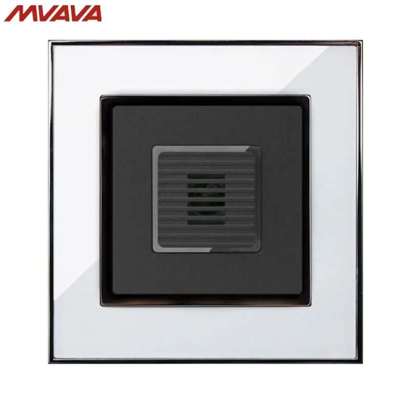 

MVAVA Voice Light Control 45S Delay Timer Switch Sound & Light Control/Motion Sensor Time-Delay Mirror White Panel Free Shipping