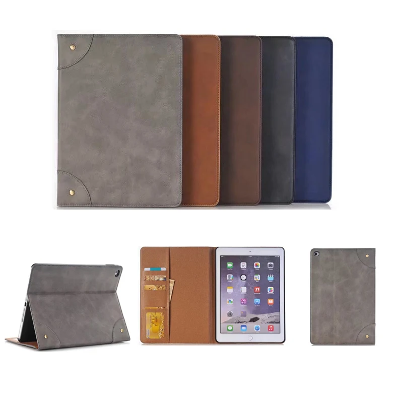 Business PU Leather Case Fold Stand Flip Tablets Cover For