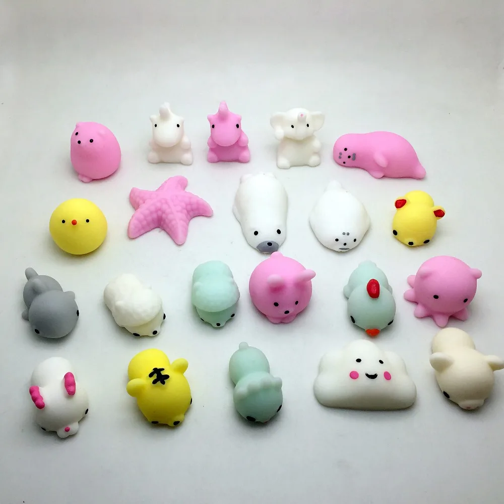 5 шт./лот снятие стресса Ushihito Mochi антистрессовый мяч сжимаемая мягкая кавайная
