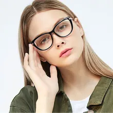 Новые очки кошачий глаз оправа для женщин сексуальные ретро модные мужские Nerd очки с бесцветными линзами оправа для очков De Grau 0354