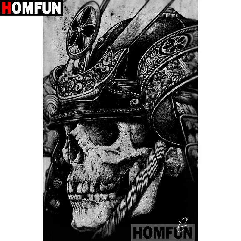 Алмазная живопись HOMFUN A16026 картина Демон с полными квадратными/круглыми стразами